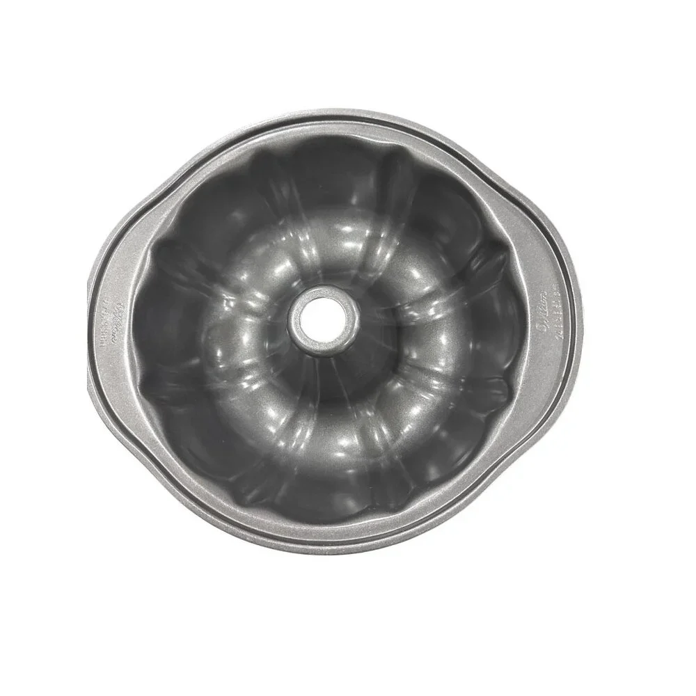 Set Of 3 Bakeware Pans: Dog Bone Silicone Mold Nonstick Bundt Pan & Loaf Pan